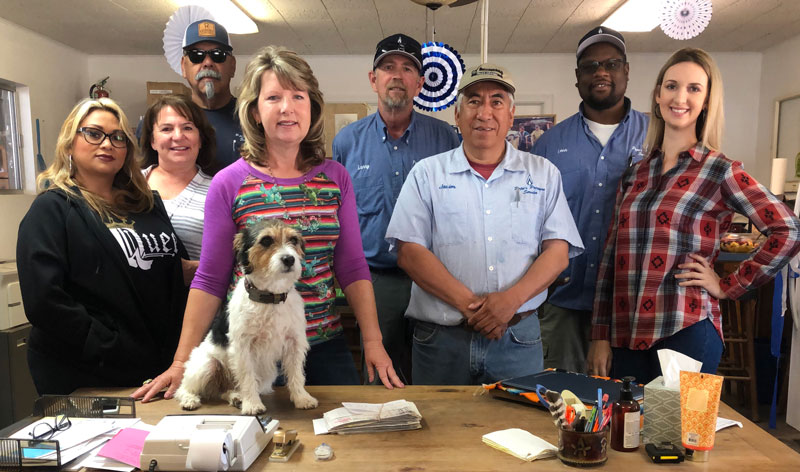 The staff at Pope's Propane